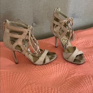 Sam Edelman Lace-Up High Heel Sandals